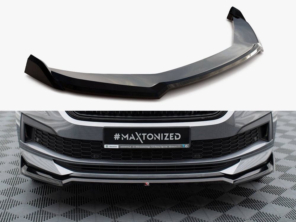 Front Splitter V.2 compatible with Skoda Kodiaq Sportline Mk1 Facelift