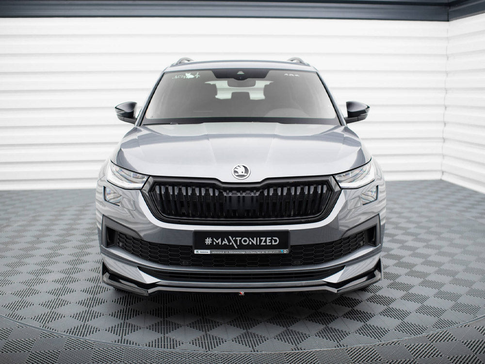 Front Splitter V.2 compatible with Skoda Kodiaq Sportline Mk1 Facelift