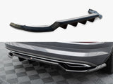 Rear Splitter (Vertical Bars) compatible with Skoda Kodiaq Sportline Mk1 Facelift