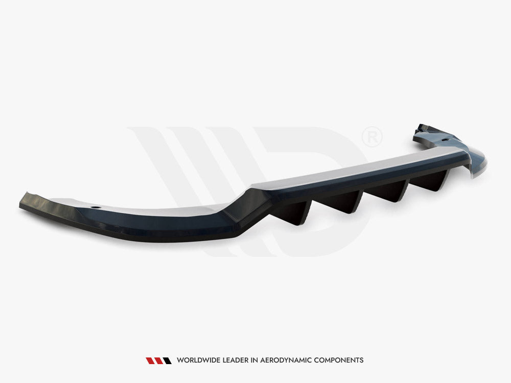 Rear Splitter (Vertical Bars) compatible with Skoda Kodiaq Sportline Mk1 Facelift