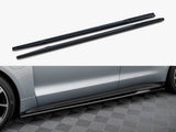Side Skirts Diffusers compatible with Porsche Taycan Sport Design / Taycan 4 Sport Design / Taycan 4S Sport Design / Taycan GTS Sport Design Mk1