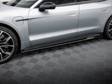 Side Skirts Diffusers compatible with Porsche Taycan Sport Design / Taycan 4 Sport Design / Taycan 4S Sport Design / Taycan GTS Sport Design Mk1