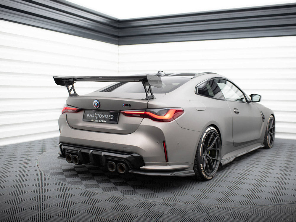 Carbon Spoiler With External Brackets Uprights compatible with BMW M4 G82 / G82 Facelift / M440i / 4 M-Pack G22 / G22 Facelift