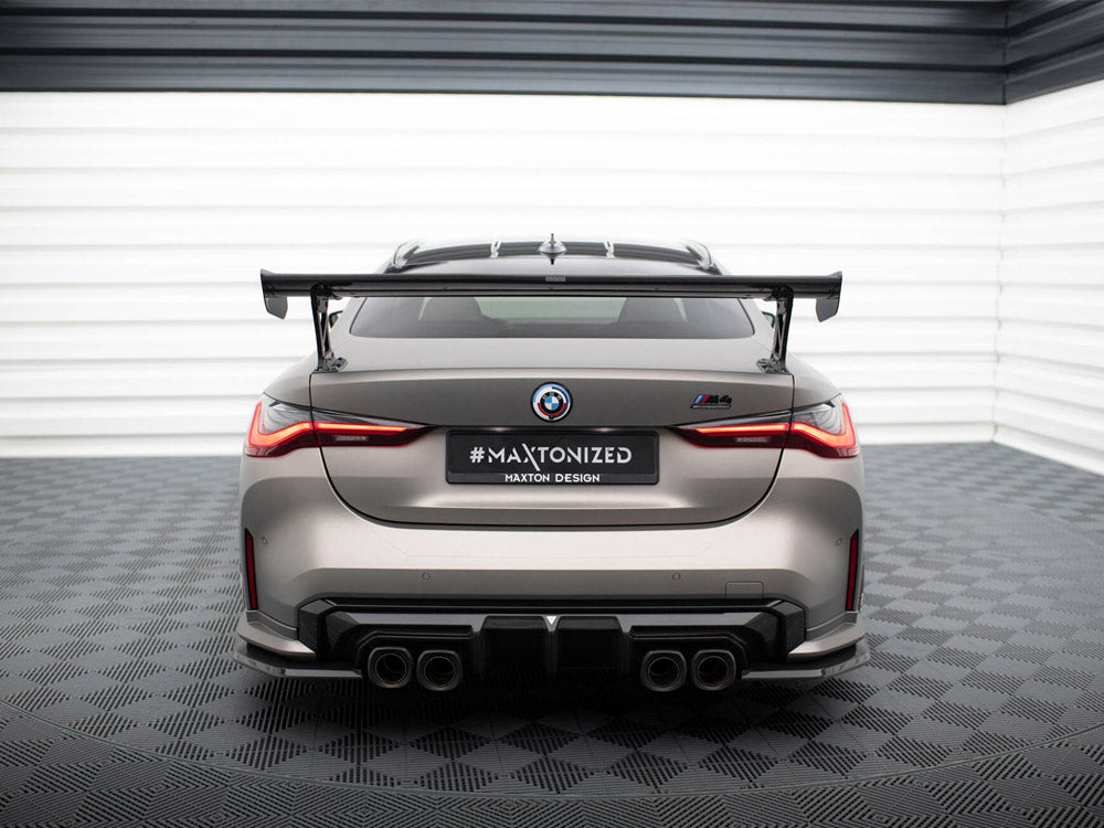 Carbon Spoiler With External Brackets Uprights compatible with BMW M4 G82 / G82 Facelift / M440i / 4 M-Pack G22 / G22 Facelift