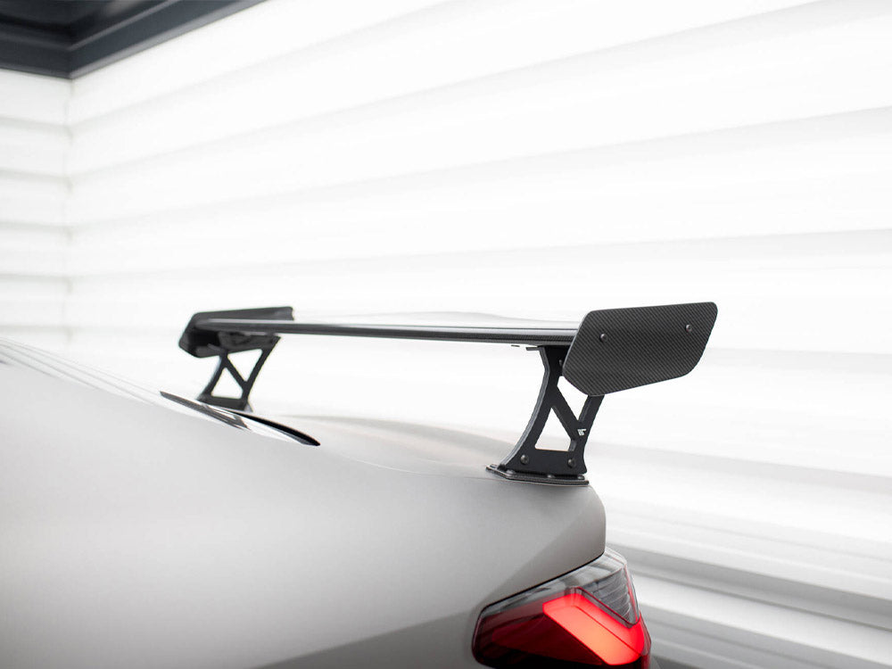 Carbon Spoiler With External Brackets Uprights + LED compatible with BMW M4 G82 / G82 Facelift / M440i / 4 M-Pack G22 / G22 Facelift