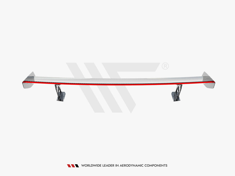 Carbon Spoiler With External Brackets Uprights + LED compatible with BMW M4 G82 / G82 Facelift / M440i / 4 M-Pack G22 / G22 Facelift
