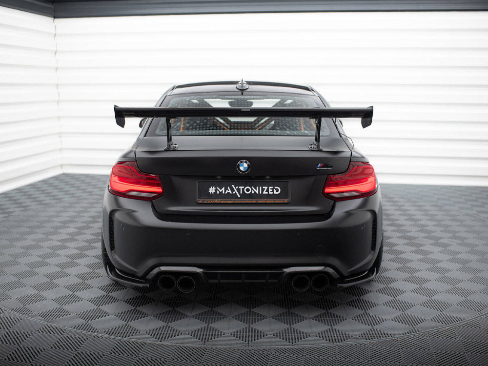 Carbon Spoiler With Internal Brackets Uprights compatible with BMW M2 F87