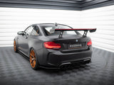 Carbon Spoiler With Internal Brackets Uprights + LED compatible with BMW M2 F87