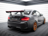 Carbon Spoiler With Internal Brackets Uprights + LED compatible with BMW M2 F87