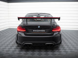 Carbon Spoiler With Internal Brackets Uprights + LED compatible with BMW M2 F87
