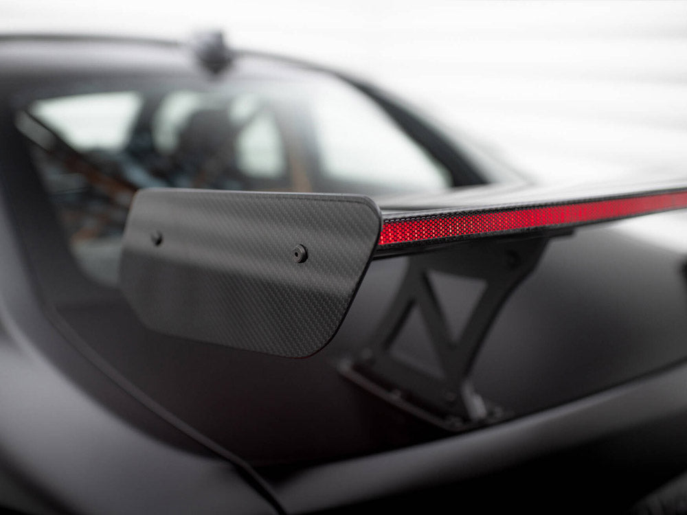 Carbon Spoiler With Internal Brackets Uprights + LED compatible with BMW M2 F87
