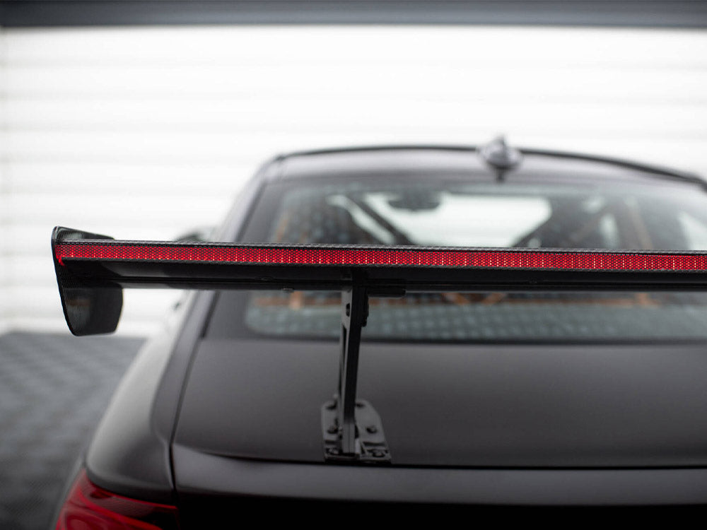 Carbon Spoiler With Internal Brackets Uprights + LED compatible with BMW M2 F87