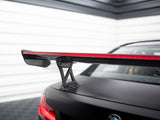 Carbon Spoiler With Internal Brackets Uprights + LED compatible with BMW M2 F87