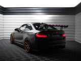 Carbon Spoiler With Internal Brackets Uprights + LED compatible with BMW M2 F87