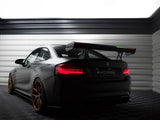 Carbon Spoiler With Internal Brackets Uprights + LED compatible with BMW M2 F87