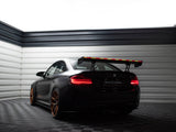 Carbon Spoiler With Internal Brackets Uprights + LED compatible with BMW M2 F87