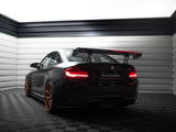 Carbon Spoiler With Internal Brackets Uprights + LED compatible with BMW M2 F87