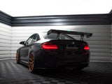 Carbon Spoiler With Internal Brackets Uprights + LED compatible with BMW M2 F87