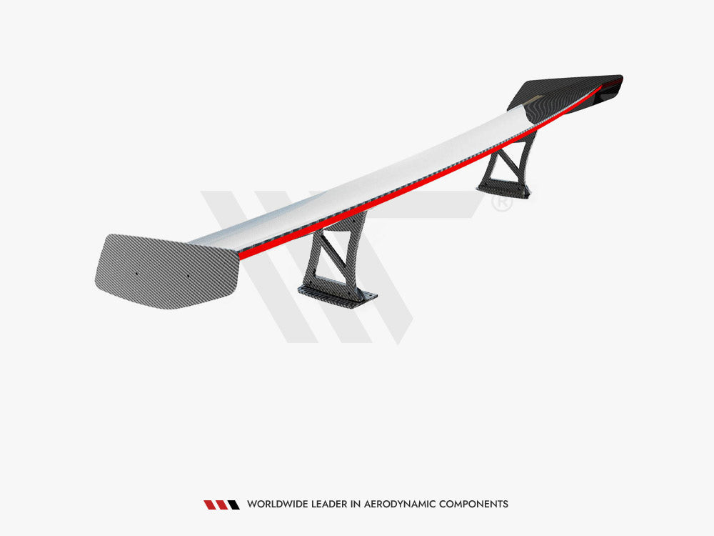 Carbon Spoiler With Internal Brackets Uprights + LED compatible with BMW M2 F87