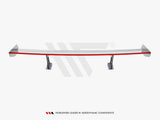 Carbon Spoiler With Internal Brackets Uprights + LED compatible with BMW M2 F87