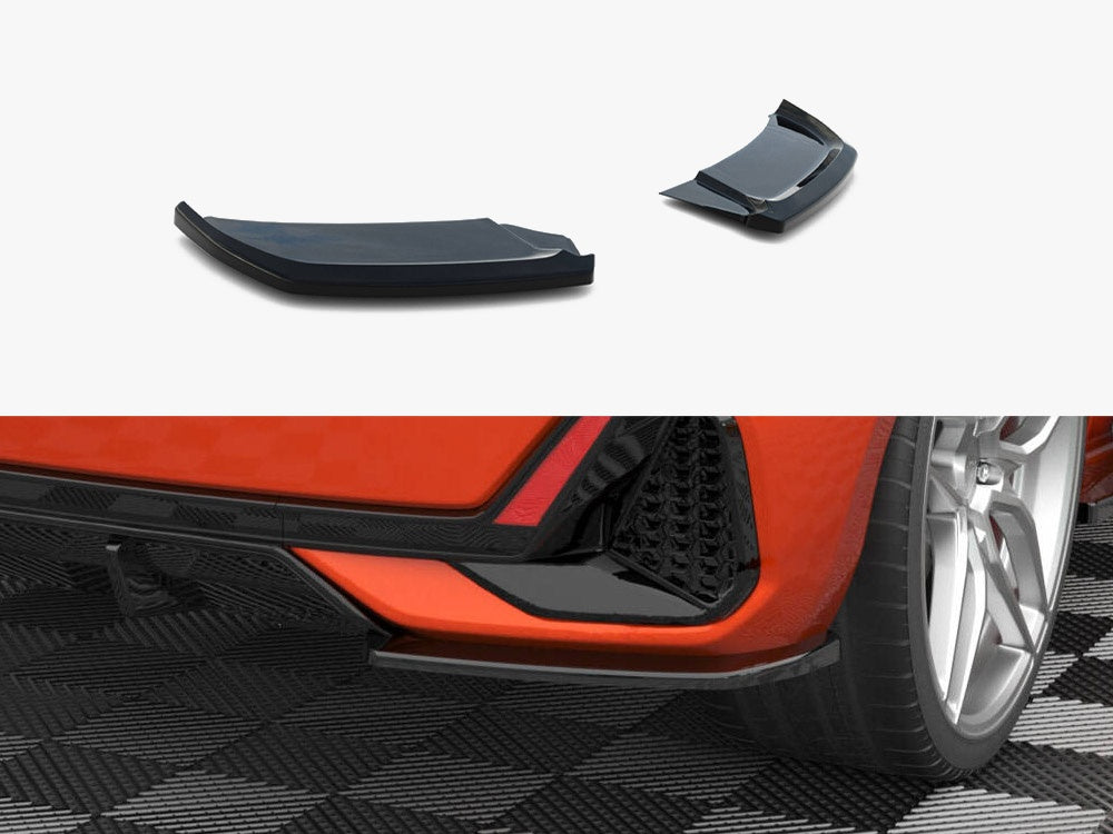 Rear Side Splitters V.2 compatible with Audi A1 S Line GB