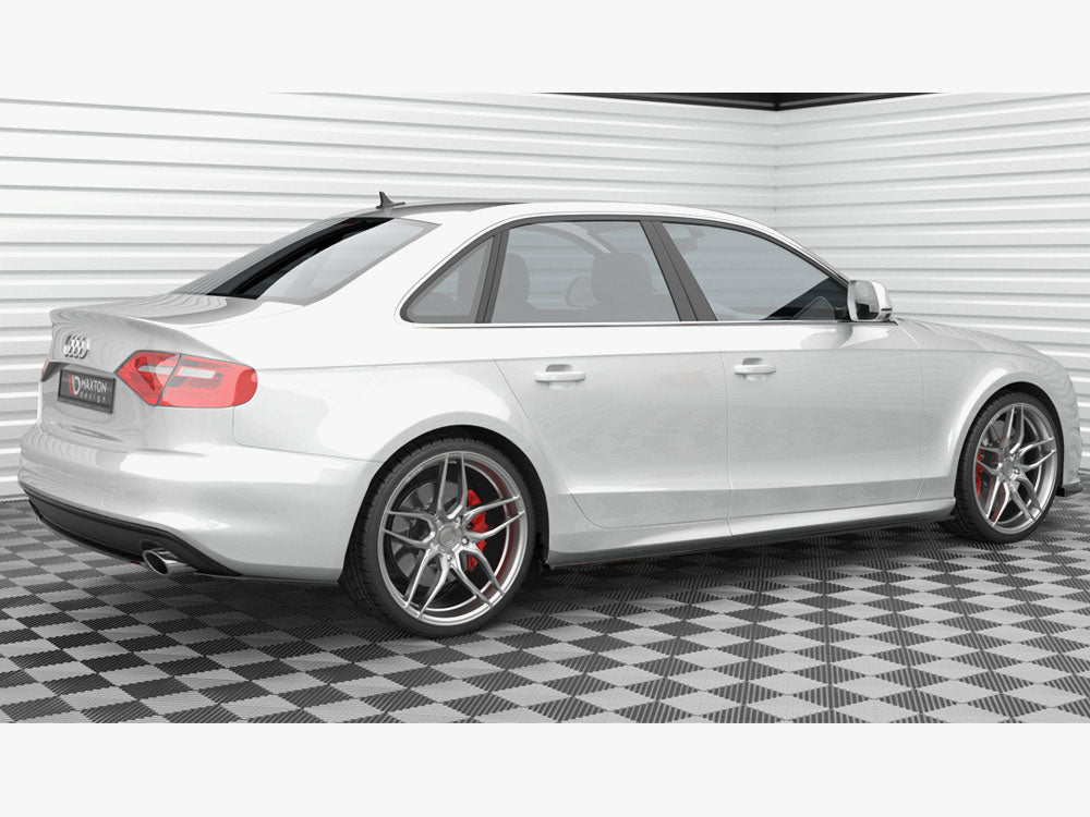 Central Rear Splitter compatible with Audi A4 S Line B8 Facelift