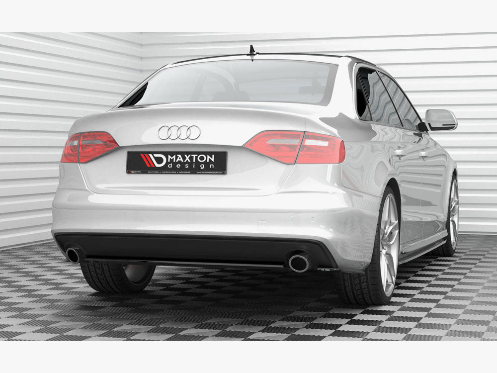 Central Rear Splitter compatible with Audi A4 S Line B8 Facelift
