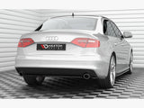 Central Rear Splitter compatible with Audi A4 S Line B8 Facelift