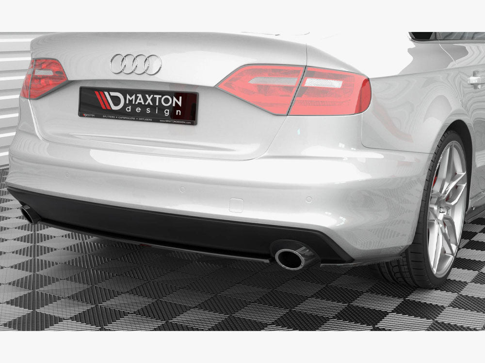 Central Rear Splitter compatible with Audi A4 S Line B8 Facelift