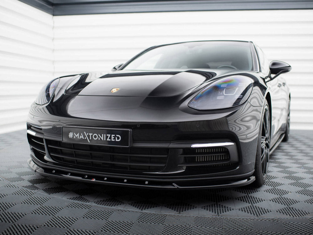 Front Splitter V.1 compatible with Porsche Panamera E-Hybrid / Panamera 4S 971