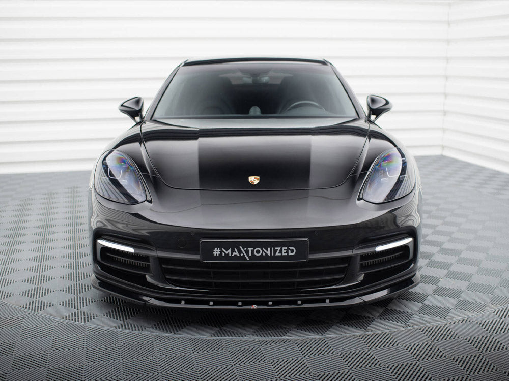 Front Splitter V.1 compatible with Porsche Panamera E-Hybrid / Panamera 4S 971