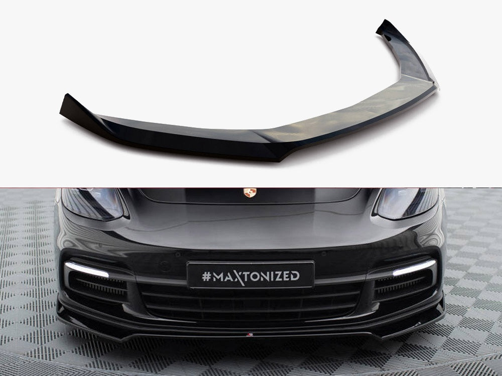 Front Splitter V.2 compatible with Porsche Panamera E-Hybrid / Panamera 4S 971