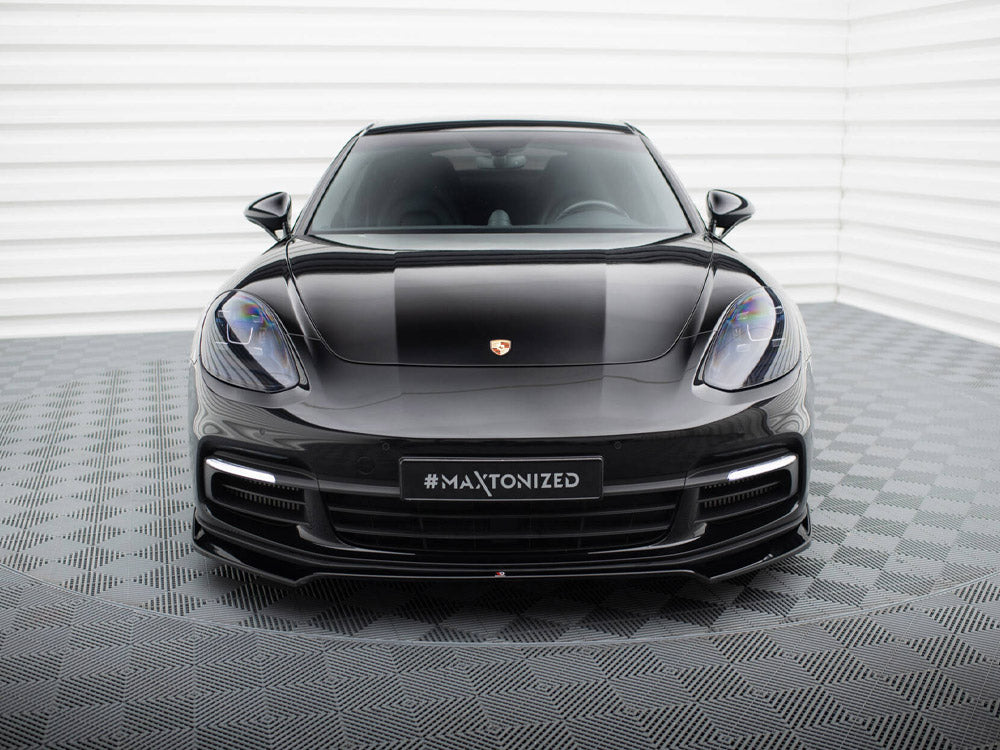Front Splitter V.2 compatible with Porsche Panamera E-Hybrid / Panamera 4S 971