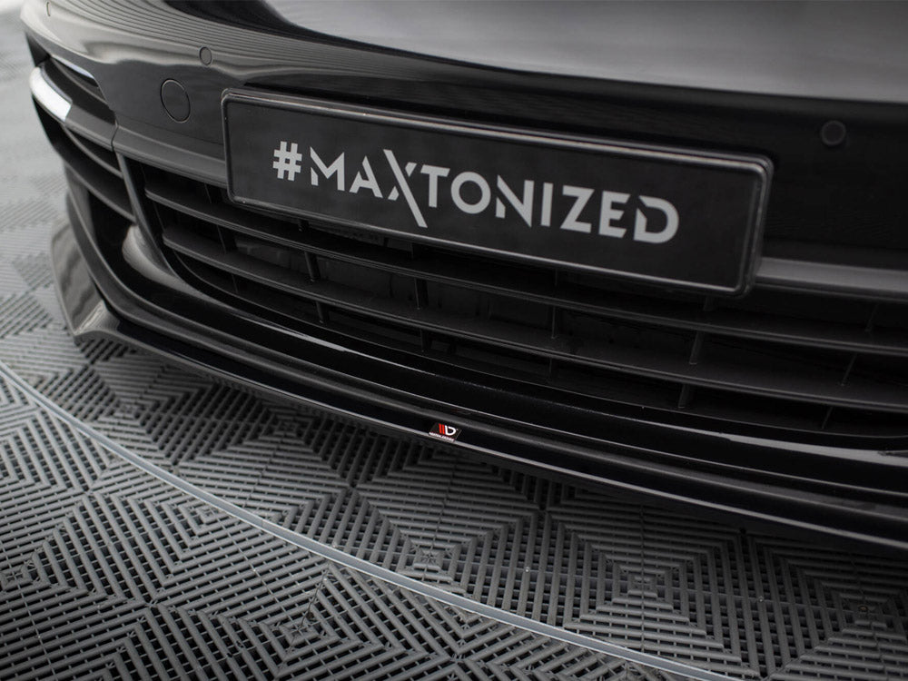 Front Splitter V.2 compatible with Porsche Panamera E-Hybrid / Panamera 4S 971