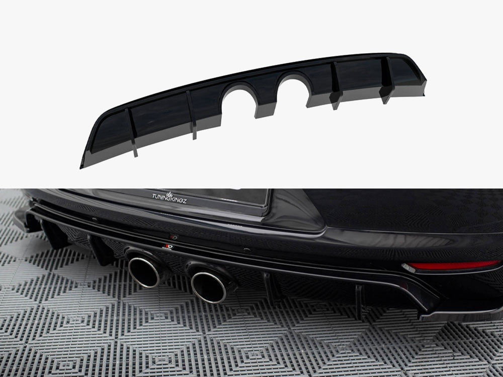 Rear Valance V.2 compatible with Volkswagen Scirocco Mk3 (R32 Exhaust)