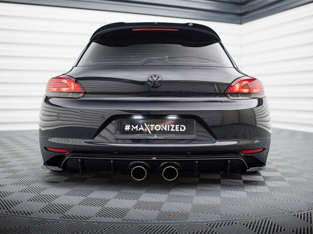Rear Valance V.2 compatible with Volkswagen Scirocco Mk3 (R32 Exhaust)