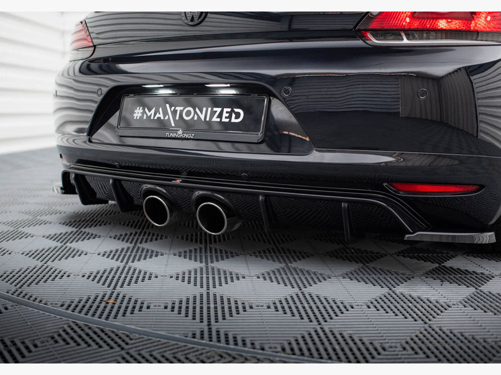 Rear Valance V.2 compatible with Volkswagen Scirocco Mk3 (R32 Exhaust)