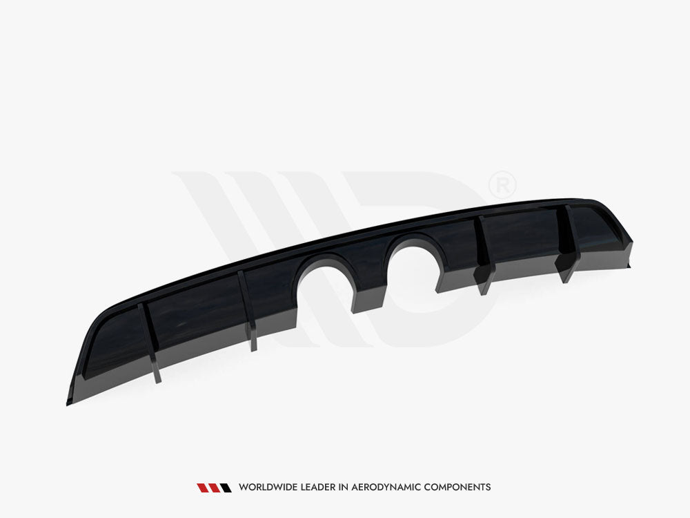 Rear Valance V.2 compatible with Volkswagen Scirocco Mk3 (R32 Exhaust)