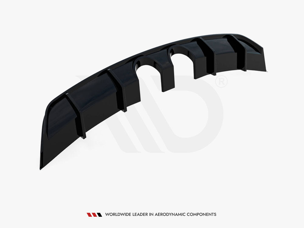 Rear Valance V.2 compatible with Volkswagen Scirocco Mk3 (R32 Exhaust)