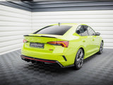 Rear Side Splitters V.4 compatible with Skoda Octavia RS Mk4