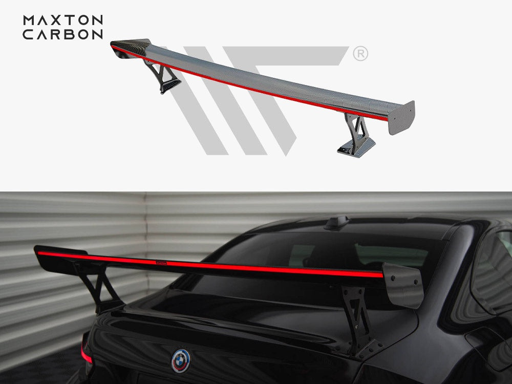 Carbon Fiber Spoiler + LED Light compatible with BMW M2 G87 / M240i / 2 M-Pack / 2 Standard G42
