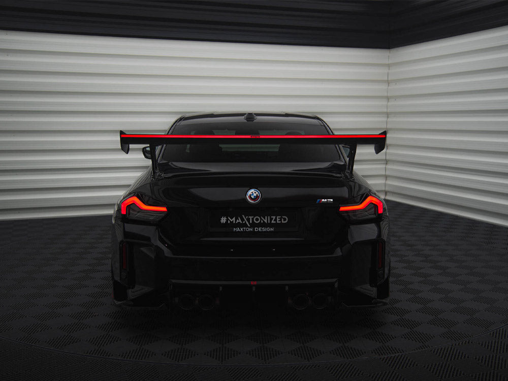 Carbon Fiber Spoiler + LED Light compatible with BMW M2 G87 / M240i / 2 M-Pack / 2 Standard G42