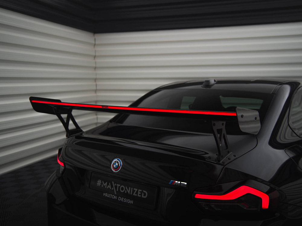 Carbon Fiber Spoiler + LED Light compatible with BMW M2 G87 / M240i / 2 M-Pack / 2 Standard G42