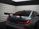 Carbon Spoiler With Internal Brackets Uprights + LED compatible with BMW M3 G80 / M340i G20 / 3 M-Pack G20 / 3 Standard G20