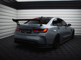 Carbon Spoiler With External Brackets Uprights + LED compatible with BMW M3 G80 / M340i G20 / 3 M-Pack G20 / 3 Standard G20