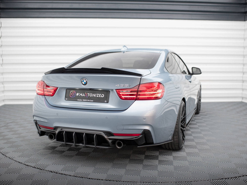 Street Pro Rear Side Splitters compatible with BMW 435i Coupe M-Pack F32