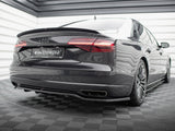 Rear Splitter (Vertical Bars) compatible with Audi A8 D4 Facelift