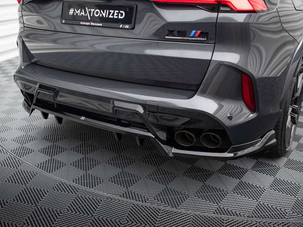 Rear Splitter (Vertical Bars) compatible with BMW X5 M F95 / F95 Facelift