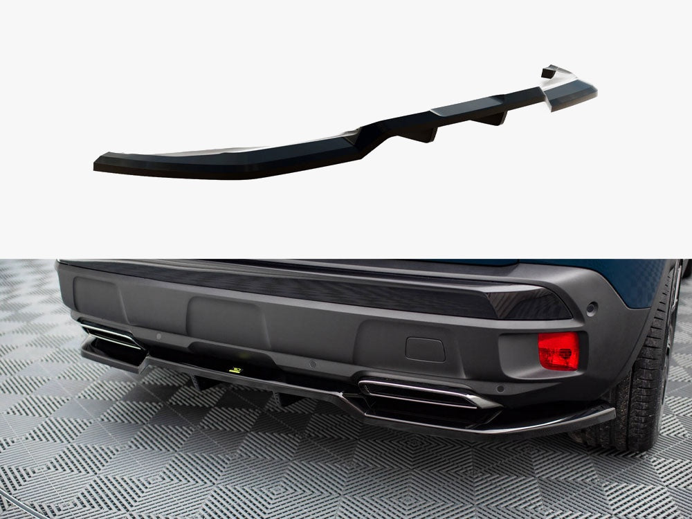 Rear Splitter (Vertical Bars) compatible with Peugeot 3008 GT-Line Mk2 Facelift