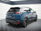 Rear Splitter (Vertical Bars) compatible with Peugeot 3008 GT-Line Mk2 Facelift